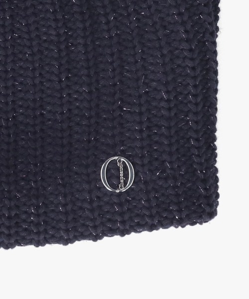 Chapeau d' O（シャポードオー）の「Chapeau d' O  C/A Lame Beret Beanie / シャポードオー（ニットキャップ/ビーニー・レディース・ネイビー/ピンク/ブルー・FREE）」の12枚目の写真