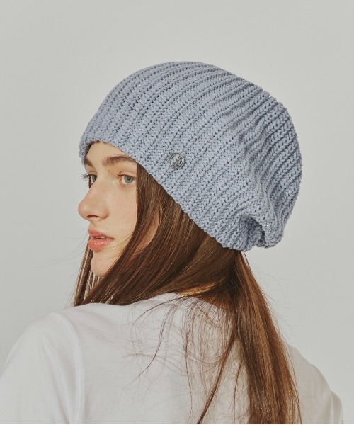 Chapeau d' O（シャポードオー）の「Chapeau d' O  C/A Lame Beret Beanie / シャポードオー（ニットキャップ/ビーニー・レディース・ネイビー/ピンク/ブルー・FREE）」の10枚目の写真
