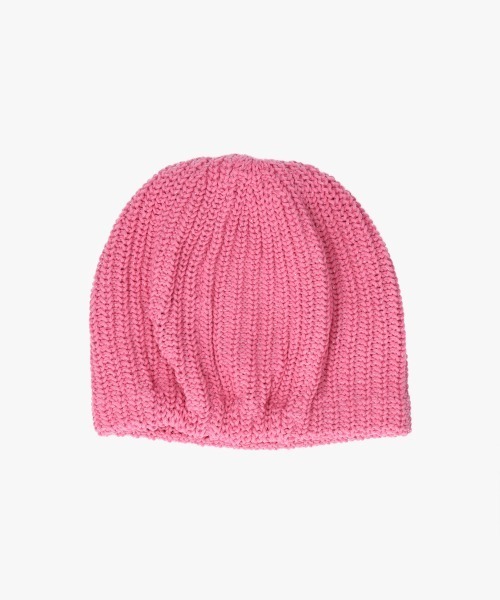 Chapeau d' O（シャポードオー）の「Chapeau d' O  C/A Lame Beret Beanie / シャポードオー（ニットキャップ/ビーニー・レディース・ネイビー/ピンク/ブルー・FREE）」の4枚目の写真