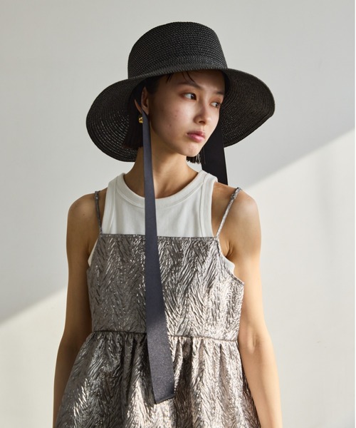 AIC.（エーアイシー）の「2WAYメタリックふくれジャガードキャミソール（キャミソール・レディース・シルバー・FREE）」の10枚目の写真