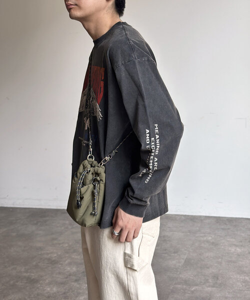 CPCM(シーピーシーエム)の「パウダー加工ロンT(Tシャツ/カットソー・レディース・ブラック系その他2/ブラック系その他3/ブラック系その他/ブラック・MEDIUM/LARGE)」の8枚目の写真
