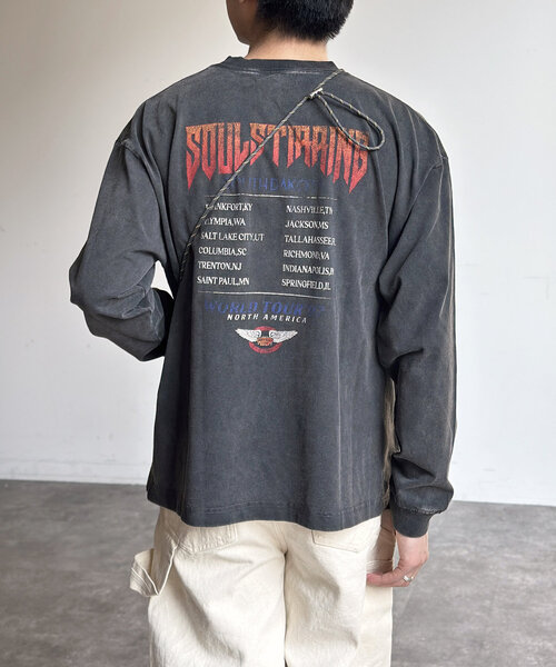 CPCM(シーピーシーエム)の「パウダー加工ロンT(Tシャツ/カットソー・レディース・ブラック系その他2/ブラック系その他3/ブラック系その他/ブラック・MEDIUM/LARGE)」の9枚目の写真