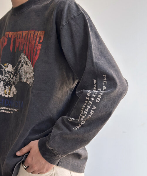 CPCM(シーピーシーエム)の「パウダー加工ロンT(Tシャツ/カットソー・レディース・ブラック系その他2/ブラック系その他3/ブラック系その他/ブラック・MEDIUM/LARGE)」の12枚目の写真