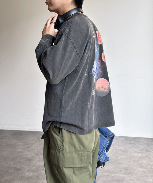 CPCM(シーピーシーエム)の「パウダー加工ロンT(Tシャツ/カットソー・レディース・ブラック系その他2/ブラック系その他3/ブラック系その他/ブラック・MEDIUM/LARGE)」の19枚目の写真