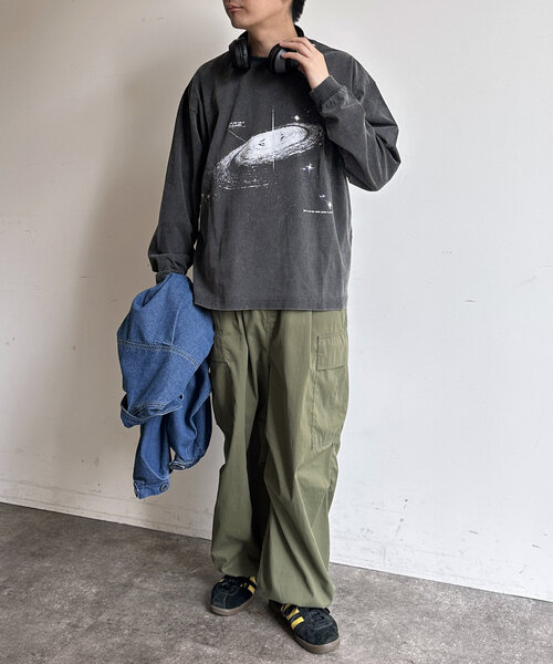 CPCM(シーピーシーエム)の「パウダー加工ロンT(Tシャツ/カットソー・レディース・ブラック系その他2/ブラック系その他3/ブラック系その他/ブラック・MEDIUM/LARGE)」の22枚目の写真