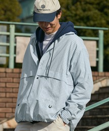 マルチファンクショナル ファンクショナルファブリック ビッグシルエット ドローコード Wポケットチェックシャツ【THE CRAFT CREW PRODUCTS】