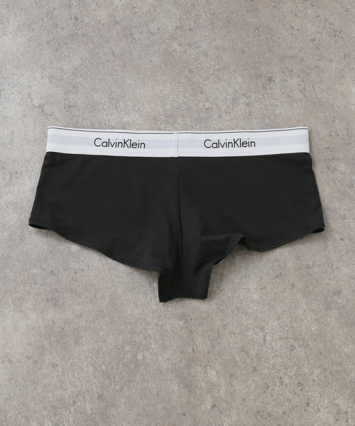 Calvin Klein（カルバン・クライン）の「【Calvin Klein / カルバン クライン】ボーイショーツ（ショーツ・レディース・ブラック/チャコールグレー・36/38）」の5枚目の写真
