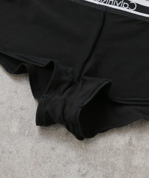 Calvin Klein（カルバン・クライン）の「【Calvin Klein / カルバン クライン】ボーイショーツ（ショーツ・レディース・ブラック/チャコールグレー・36/38）」の8枚目の写真