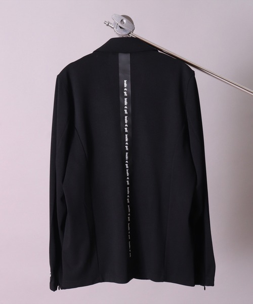 BAYBLO（ベイブロ）の「(DE)【double E golf】ストレッチ ポンチ バック ライン テーラードジャケット（テーラードジャケット・メンズ・ブラック・XL/L/M）」の4枚目の写真