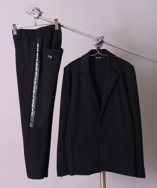 BAYBLO（ベイブロ）の「(DE)【double E golf】ストレッチ ポンチ バック ライン テーラードジャケット（テーラードジャケット・メンズ・ブラック・XL/L/M）」の6枚目の写真