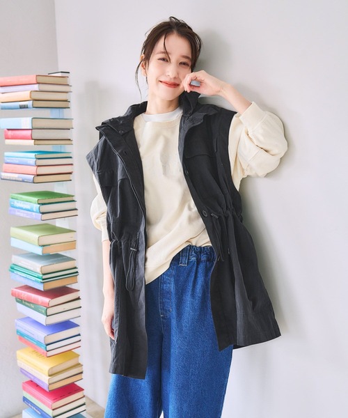 studio CLIP（スタディオクリップ）の「アソートスウェット×インナーセット（スウェット・レディース・ベージュ/ライトグリーン/オフホワイト/ライトブルー・FREE）」の5枚目の写真