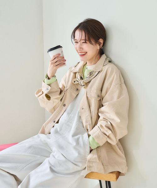 studio CLIP（スタディオクリップ）の「アソートスウェット×インナーセット（スウェット・レディース・ベージュ/ライトグリーン/オフホワイト/ライトブルー・FREE）」の17枚目の写真