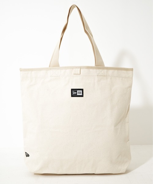 NEW ERA(ニューエラ)の「【NEW ERA/ニューエラ】ライトトートバッグ 14L(トートバッグ・レディース・アイボリー/ブラック・FREE)」の1枚目の写真