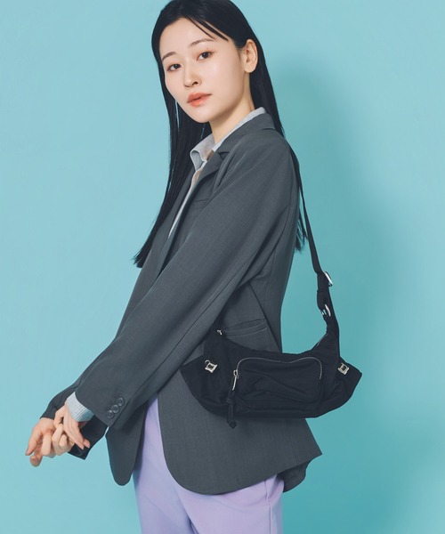 CONTROL FREAK / CTFK（コントロールフリーク）の「CONTROL FREAK / CTFK（コントロールフリーク）DOWNYショルダーバッグ（ショルダーバッグ・レディース・グレー/ピンク/ブラック/ブラウン/グリーン・FREE）」の2枚目の写真