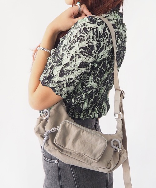 CONTROL FREAK / CTFK（コントロールフリーク）の「CONTROL FREAK / CTFK（コントロールフリーク）DOWNYショルダーバッグ（ショルダーバッグ・レディース・グレー/ピンク/ブラック/ブラウン/グリーン・FREE）」の18枚目の写真