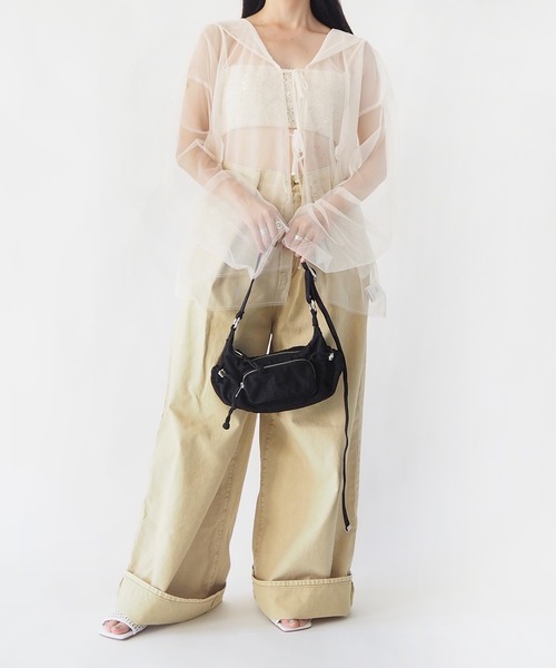 CONTROL FREAK / CTFK（コントロールフリーク）の「CONTROL FREAK / CTFK（コントロールフリーク）DOWNYショルダーバッグ（ショルダーバッグ・レディース・グレー/ピンク/ブラック/ブラウン/グリーン・FREE）」の21枚目の写真