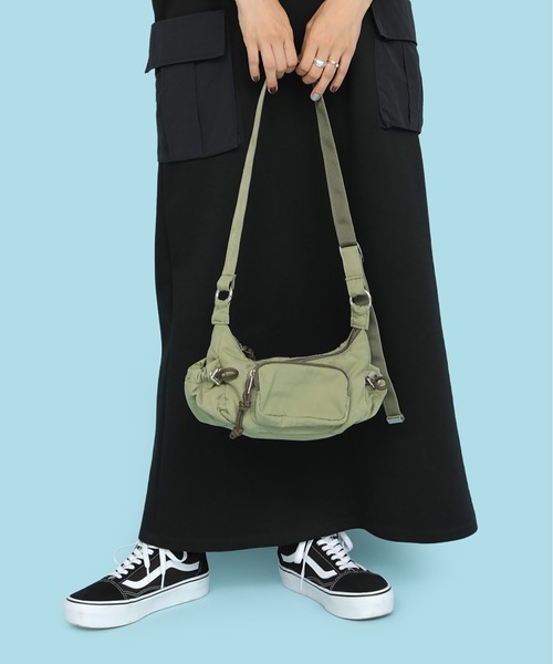 CONTROL FREAK / CTFK（コントロールフリーク）の「CONTROL FREAK / CTFK（コントロールフリーク）DOWNYショルダーバッグ（ショルダーバッグ・レディース・グレー/ピンク/ブラック/ブラウン/グリーン・FREE）」の8枚目の写真