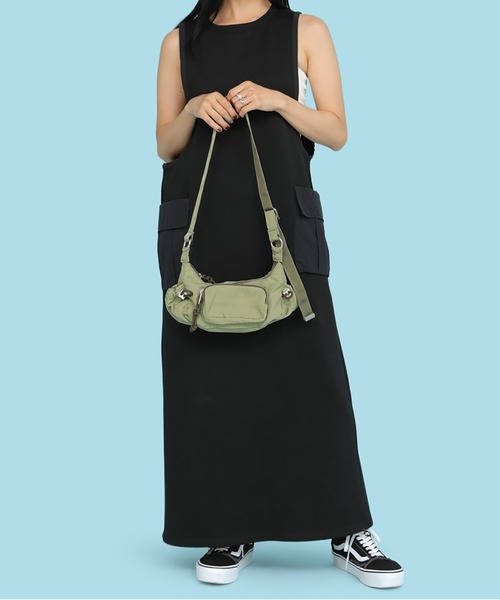 CONTROL FREAK / CTFK（コントロールフリーク）の「CONTROL FREAK / CTFK（コントロールフリーク）DOWNYショルダーバッグ（ショルダーバッグ・レディース・グレー/ピンク/ブラック/ブラウン/グリーン・FREE）」の10枚目の写真