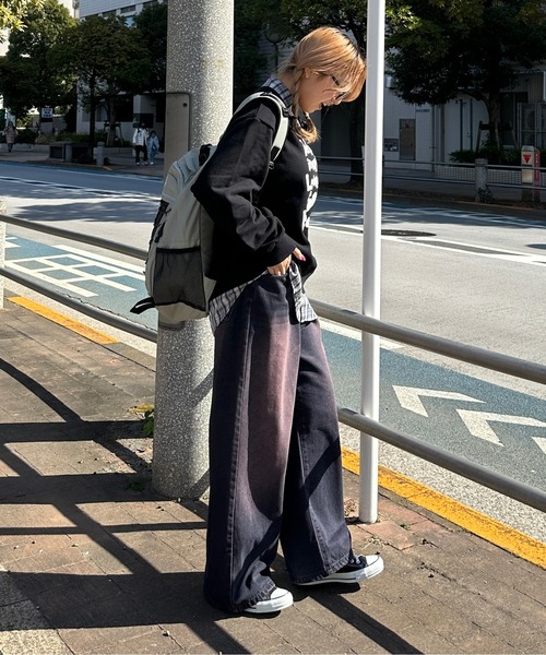 sedacle（セダクル）の「シャツレイヤードロゴスウェット（スウェット・メンズ・グレー/ベージュ/ブラック・LARGE/MEDIUM/SMALL）」の15枚目の写真