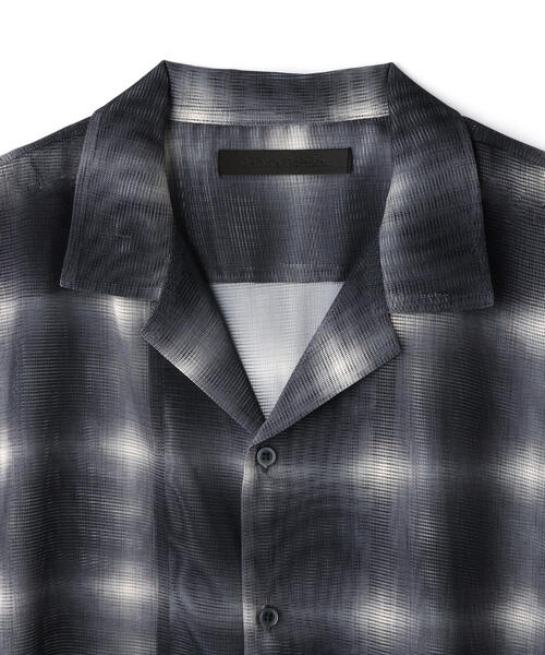 DANKE SCHON(ダンケシェーン)の「DankeSchon/ダンケシェーン/OMBRE CHECK MESH LONG SHIRTS(シャツ/ブラウス・メンズ・ブラウン/ブラック・M/L)」の9枚目の写真