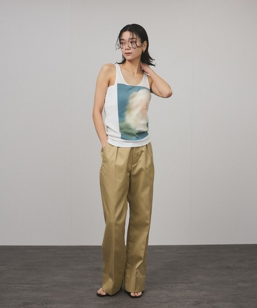 SALON adam et rope'（サロン アダム エ ロペ）の「ヒールトングサンダル（サンダル・レディース・ブラック/ライトグレー・23.5/22.5/24.5）」の5枚目の写真