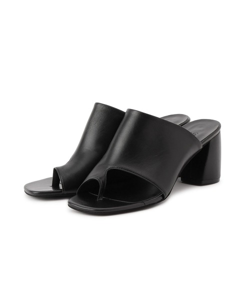 SALON adam et rope'（サロン アダム エ ロペ）の「ヒールトングサンダル（サンダル・レディース・ブラック/ライトグレー・23.5/22.5/24.5）」の9枚目の写真