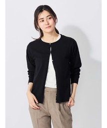 Perfect Suit FActory | ソフトタッチカーディガン　オフホワイト/グレー/ピンク（Ｌ．ピンク）(ニット/セーター)