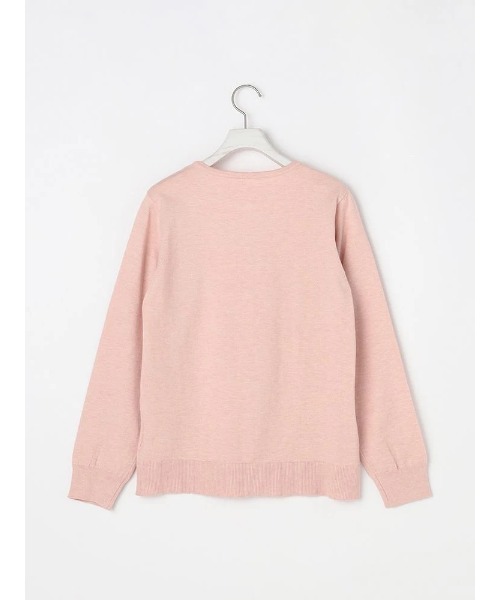 Perfect Suit FActory（パーフェクトスーツファクトリー）の「ソフトタッチカーディガン　オフホワイト/グレー/ピンク（Ｌ．ピンク）（ニット/セーター・レディース・オフホワイト/ライトグレー/ライトピンク/ブラック・M/L）」の22枚目の写真