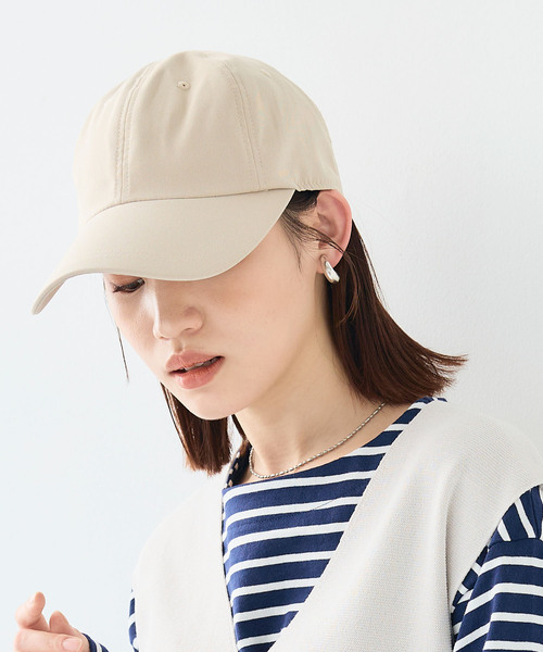 CROSS FUNCTION（クロスファンクション）の「《UV99％以上カット》エブ楽 遮光ベーシックキャップ【CF/クロスファンクション】（キャップ・レディース・オフホワイト/ブラック/ベージュ・58cm）」の16枚目の写真