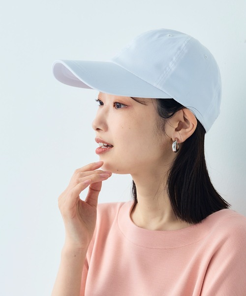 CROSS FUNCTION（クロスファンクション）の「《UV99％以上カット》エブ楽 遮光ベーシックキャップ【CF/クロスファンクション】（キャップ・レディース・オフホワイト/ブラック/ベージュ・58cm）」の2枚目の写真