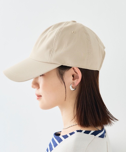CROSS FUNCTION（クロスファンクション）の「《UV99％以上カット》エブ楽 遮光ベーシックキャップ【CF/クロスファンクション】（キャップ・レディース・オフホワイト/ブラック/ベージュ・58cm）」の4枚目の写真