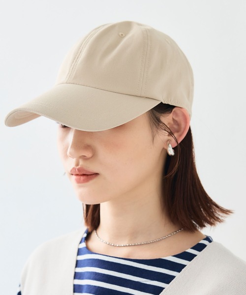 CROSS FUNCTION（クロスファンクション）の「《UV99％以上カット》エブ楽 遮光ベーシックキャップ【CF/クロスファンクション】（キャップ・レディース・オフホワイト/ブラック/ベージュ・58cm）」の7枚目の写真