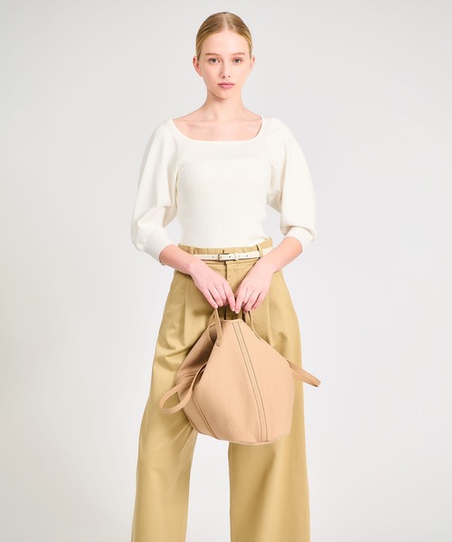 ESTNATION（エストネーション）の「LA TESORINA / ヴィチーニ バッグ（トートバッグ・レディース・ブラック/ベージュ・FREE）」の11枚目の写真