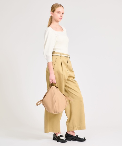 ESTNATION（エストネーション）の「LA TESORINA / ヴィチーニ バッグ（トートバッグ・レディース・ブラック/ベージュ・FREE）」の12枚目の写真