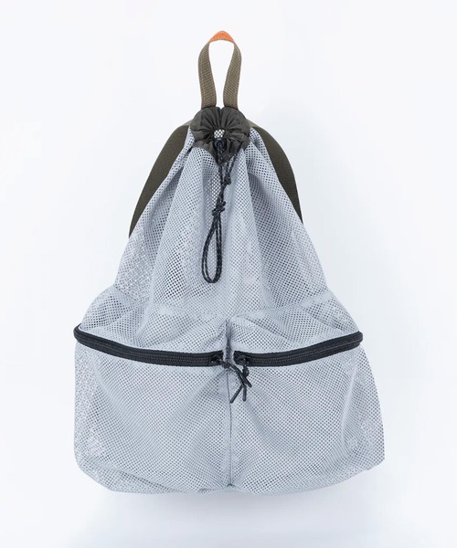 GLOBAL FORME CONCRETE（グローバルフォルムコンクリート）の「【WEEKEND(ER)】WKDMESH DW PACK（バックパック/リュック・メンズ・オリーブ/グレー/ブラック/フレッシュイエロー・FREE）」の3枚目の写真