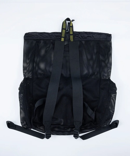 GLOBAL FORME CONCRETE（グローバルフォルムコンクリート）の「【WEEKEND(ER)】WKDMESH DW PACK（バックパック/リュック・メンズ・オリーブ/グレー/ブラック/フレッシュイエロー・FREE）」の15枚目の写真