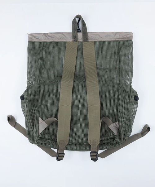 GLOBAL FORME CONCRETE（グローバルフォルムコンクリート）の「【WEEKEND(ER)】WKDMESH DW PACK（バックパック/リュック・メンズ・オリーブ/グレー/ブラック/フレッシュイエロー・FREE）」の11枚目の写真
