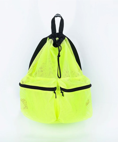 GLOBAL FORME CONCRETE（グローバルフォルムコンクリート）の「【WEEKEND(ER)】WKDMESH DW PACK（バックパック/リュック・メンズ・オリーブ/グレー/ブラック/フレッシュイエロー・FREE）」の17枚目の写真