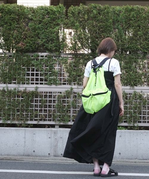 GLOBAL FORME CONCRETE（グローバルフォルムコンクリート）の「【WEEKEND(ER)】WKDMESH DW PACK（バックパック/リュック・メンズ・オリーブ/グレー/ブラック/フレッシュイエロー・FREE）」の18枚目の写真