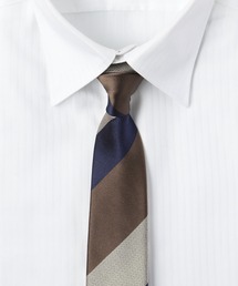 TETE HOMME（テットオム）の「アズーロ エ ビアンコ シルク ペイズリー ストライプ ネクタイ（ネクタイ）」