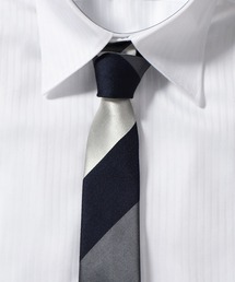 TETE HOMME（テットオム）の「アズーロ エ ビアンコ シルク ペイズリー ストライプ ネクタイ（ネクタイ）」