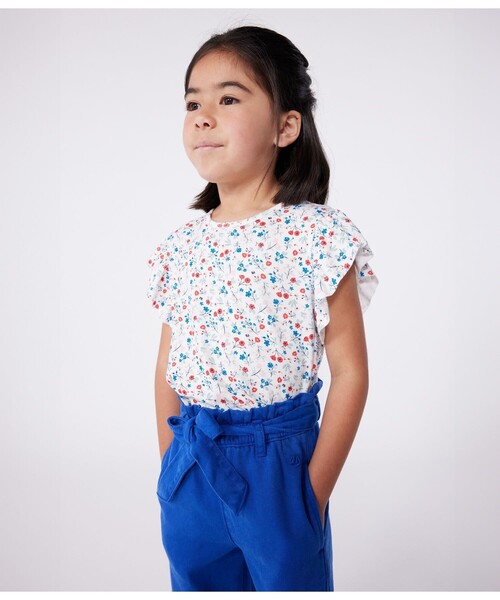 PETIT BATEAU(プチバトー)の「半袖Tシャツ(Tシャツ/カットソー・キッズ・ホワイト系その他・3YEAR/4YEAR/5YEAR)」の1枚目の写真