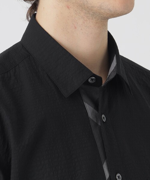 BLACK LABEL CRESTBRIDGE（ブラックレーベル・クレストブリッジ）の「ウェーブシャドークレストブリッジチェックシャツ（シャツ/ブラウス・メンズ・ネイビー/ブラック・S/L/XL/M）」の11枚目の写真