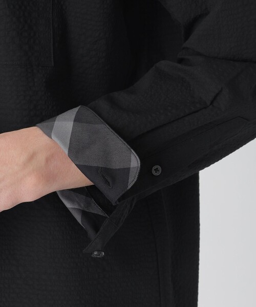 BLACK LABEL CRESTBRIDGE（ブラックレーベル・クレストブリッジ）の「ウェーブシャドークレストブリッジチェックシャツ（シャツ/ブラウス・メンズ・ネイビー/ブラック・S/L/XL/M）」の10枚目の写真