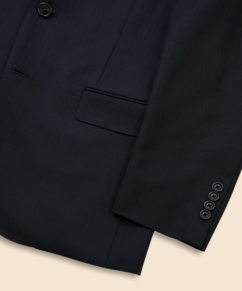 BROOKS BROTHERS(ブルックスブラザーズ)の「ウール/モヘア シャドーストライプ 段返り3釦スーツ TOKYO model(セットアップ・メンズ・ネイビー・36SHT/38SHT/39SHT/40SHT)」の4枚目の写真