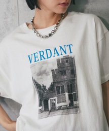 綿天竺フォトプリントTシャツ