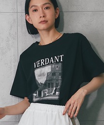 綿天竺フォトプリントTシャツ