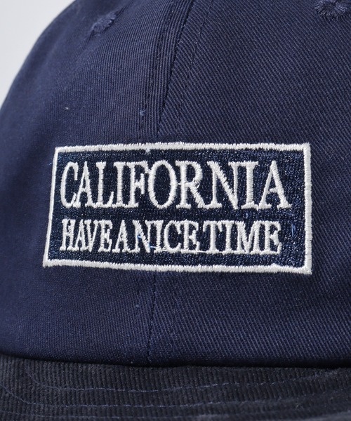 CALIFORNIA HAVE A NICE TIME !（カリフォルニアハブァナイスタイム）の「CALIFORNIA HAVE A NICE TIME! CH SHORT BRIM CAP ツバ短い アンパイア バイカラー（キャップ・メンズ・ブラック/ネイビー・FREE）」の15枚目の写真