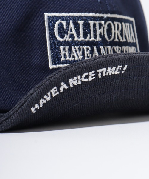 CALIFORNIA HAVE A NICE TIME !（カリフォルニアハブァナイスタイム）の「CALIFORNIA HAVE A NICE TIME! CH SHORT BRIM CAP ツバ短い アンパイア バイカラー（キャップ・メンズ・ブラック/ネイビー・FREE）」の13枚目の写真