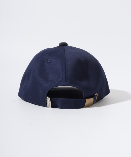 CALIFORNIA HAVE A NICE TIME !（カリフォルニアハブァナイスタイム）の「CALIFORNIA HAVE A NICE TIME! CH SHORT BRIM CAP ツバ短い アンパイア バイカラー（キャップ・メンズ・ブラック/ネイビー・FREE）」の9枚目の写真